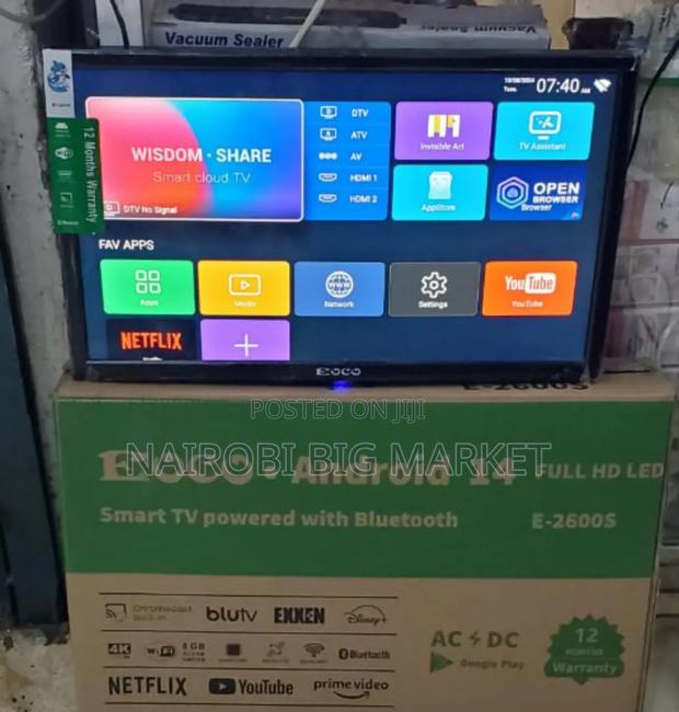 Good Working 26 Inches Ac/Dc Ecco Smart Android Digital Tv - main view