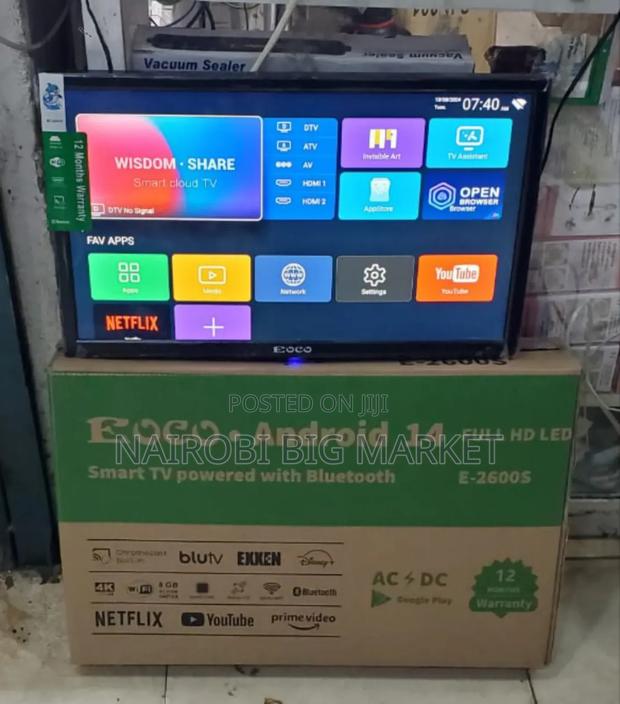 Good Working 26 Inches Ac/Dc Ecco Smart Android Digital Tv - thumbnail 2