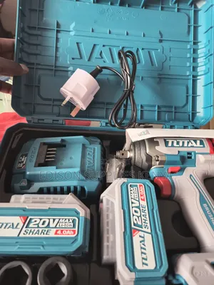 850nm Cordless Impact Wrench 20v Total 4.0ah Batteries 2pcs