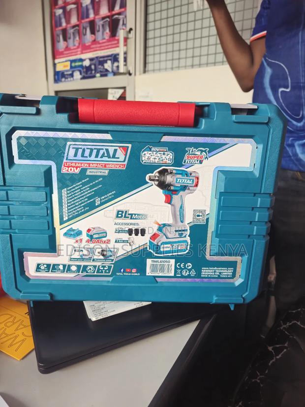 850nm Cordless Impact Wrench 20v Total 4.0ah Batteries 2pcs - thumbnail 4