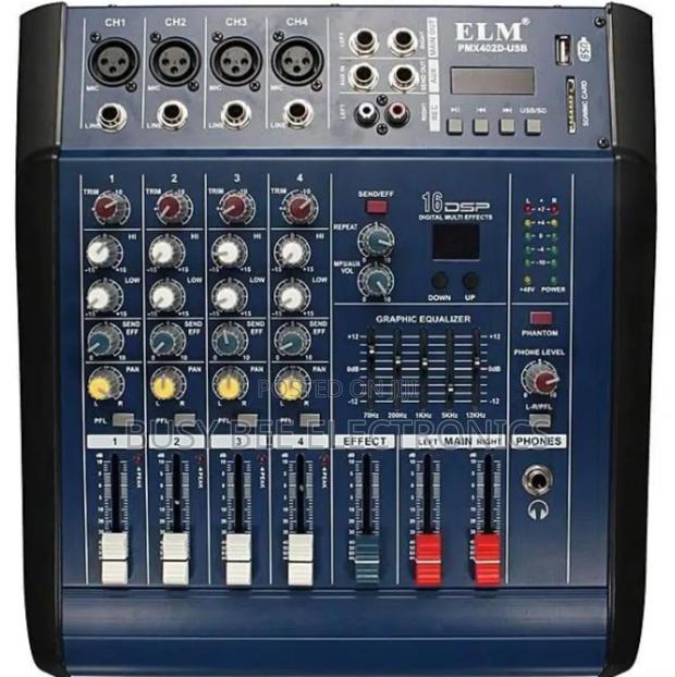Max Pmx402du 4 Channel Powered Mixer