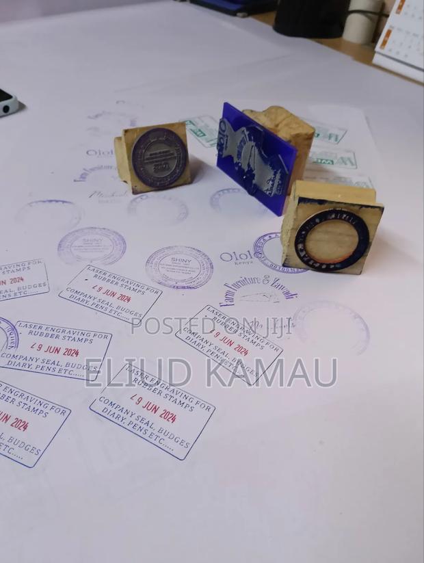 Wooden Rubber Stamps