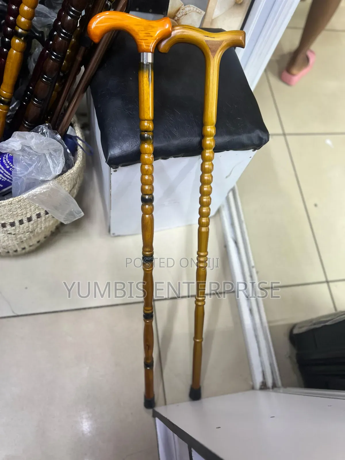 Brown Light and Dark Brown Walking Sticks at 1000