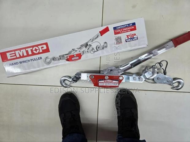 Hand Cable Puller Emtop 4 Ton Hand Winch Double Ratcheting - main view