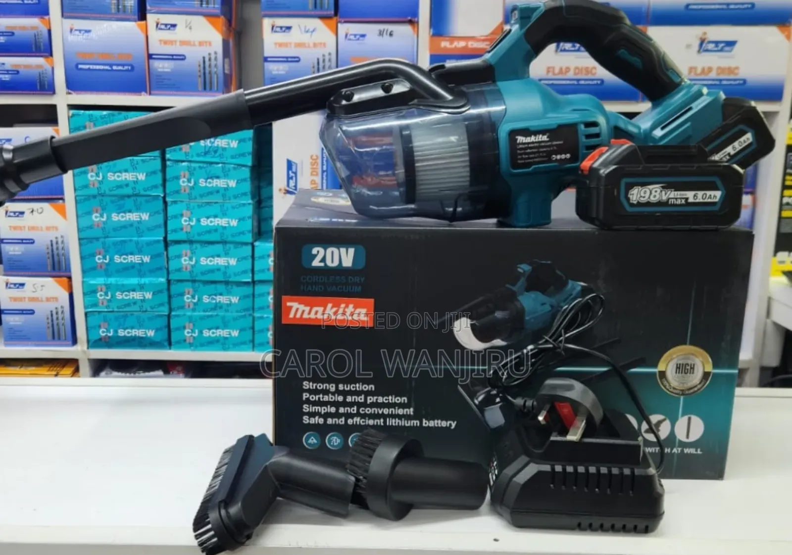 Makita Cordless Vacuum Cleaner/ Rechargeable Vacuum Cleaner
