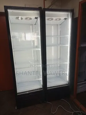 2 Doors Quality Display Fridge ( 6trays)*