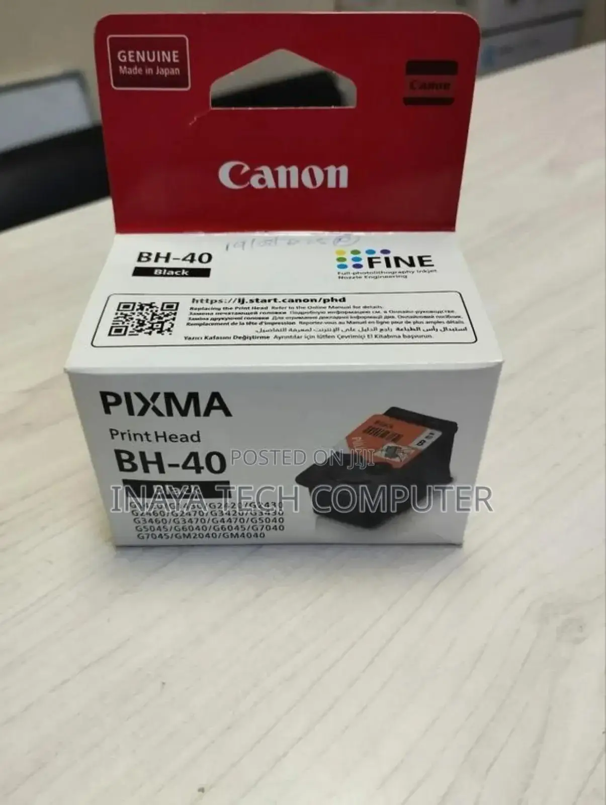 Canon Pixma Bh-40 Original Black Print Head