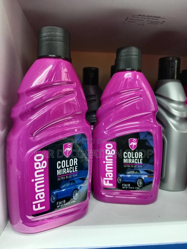Ultra Blue Flamingo Car Body Wax