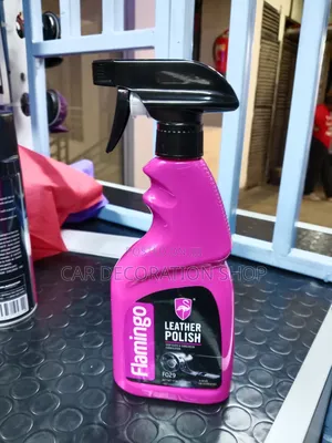 High Gloss Flamingo Leather Polish for Seats or Dashboard