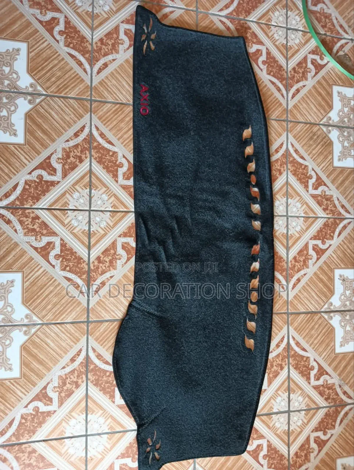 Axio Black Washable Branded Dash Mat