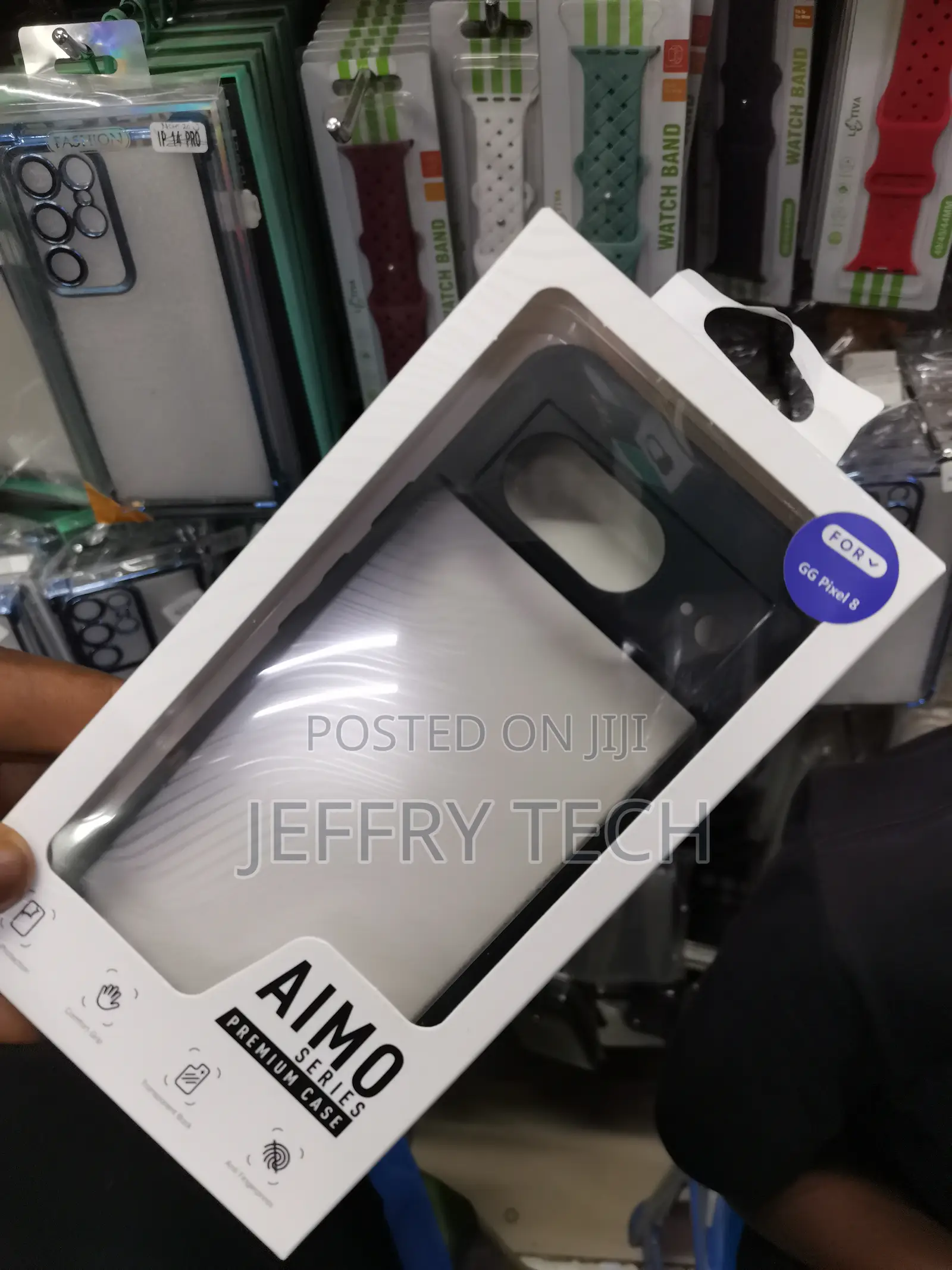 Newstatus Back Cover for Google Pixel 8 (Transparent, Grip