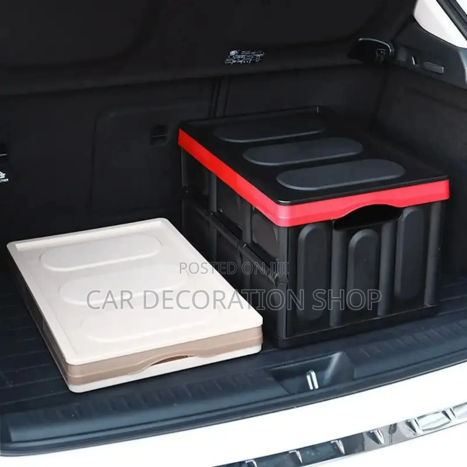 Plastic Collipsible Heavy Duty Boot Organizer With Top Cover