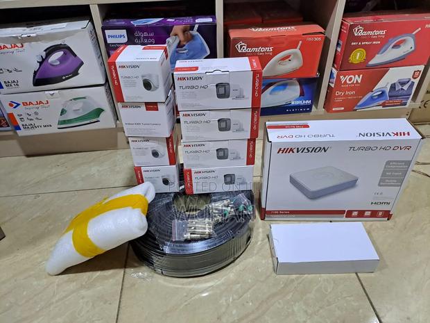 Eight Channel Hikvision CCTV Camera System 1 Year Warranty