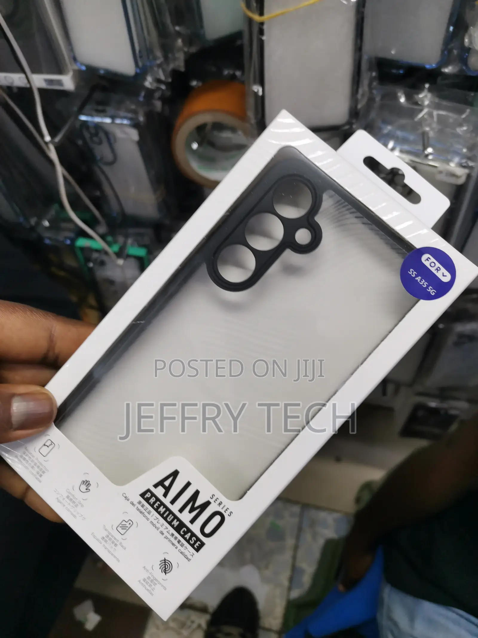 Dux Ducis Aimo Frosted Black Case for Samsung Galaxy A35 5g