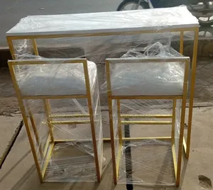 Bar Set,1 Bar Table and 2 Stools or Home Kitchen Dining Set.