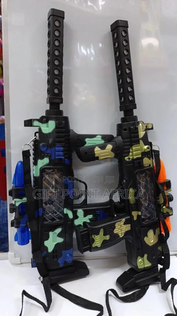 Battery Operated Toy Gun With Led Lights