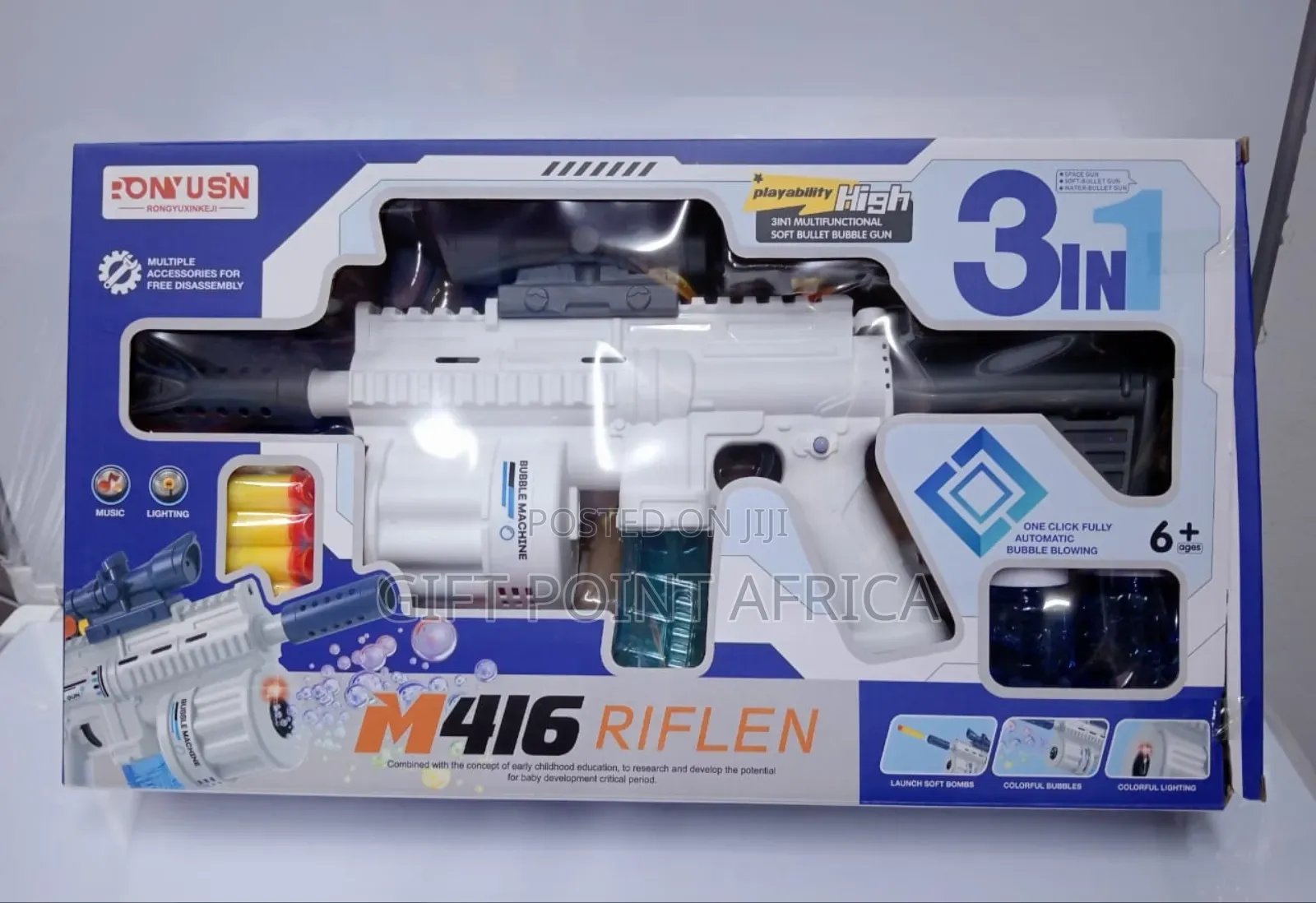 3 in 1 Kids Nerf Gun