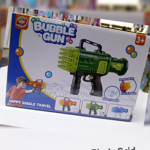 25-Hole Battery-Powered Bubble Gun