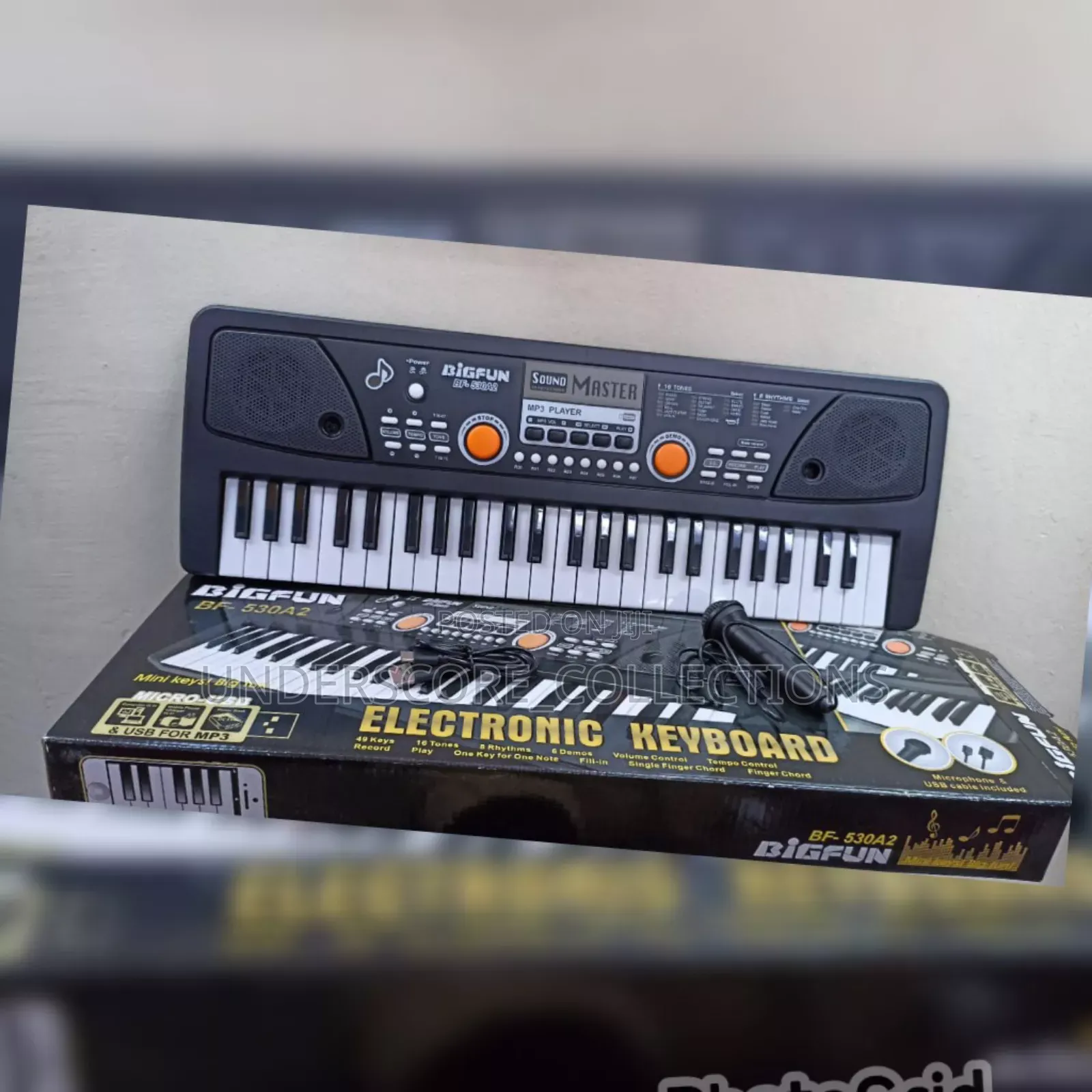 49 Keys Electronic Keyboard With Microphone