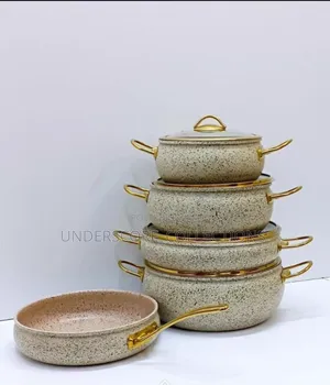 Modern 9 PCS Granite Cookware Set