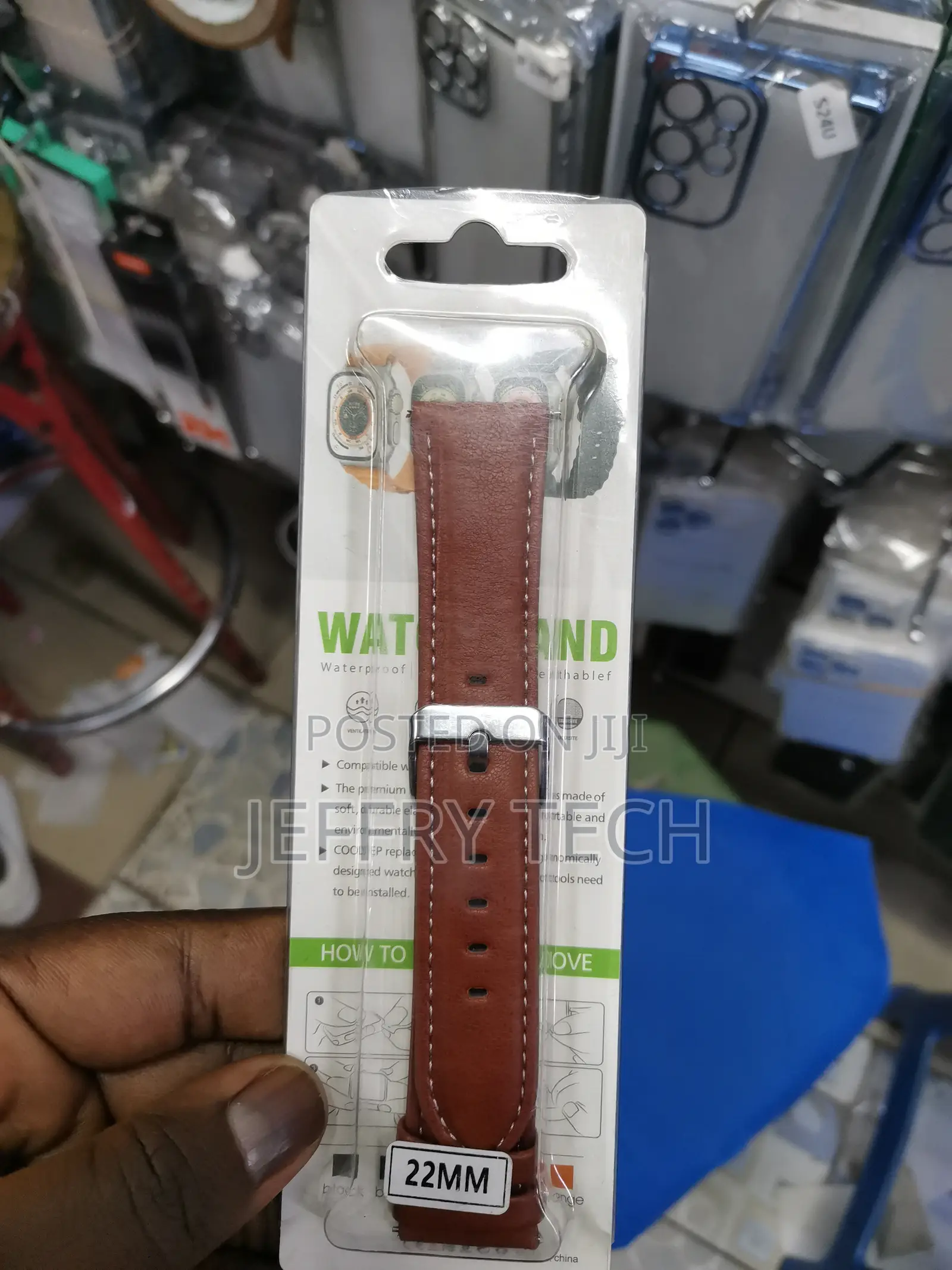 Vintage Soft Leather Replacement Strap 22mm