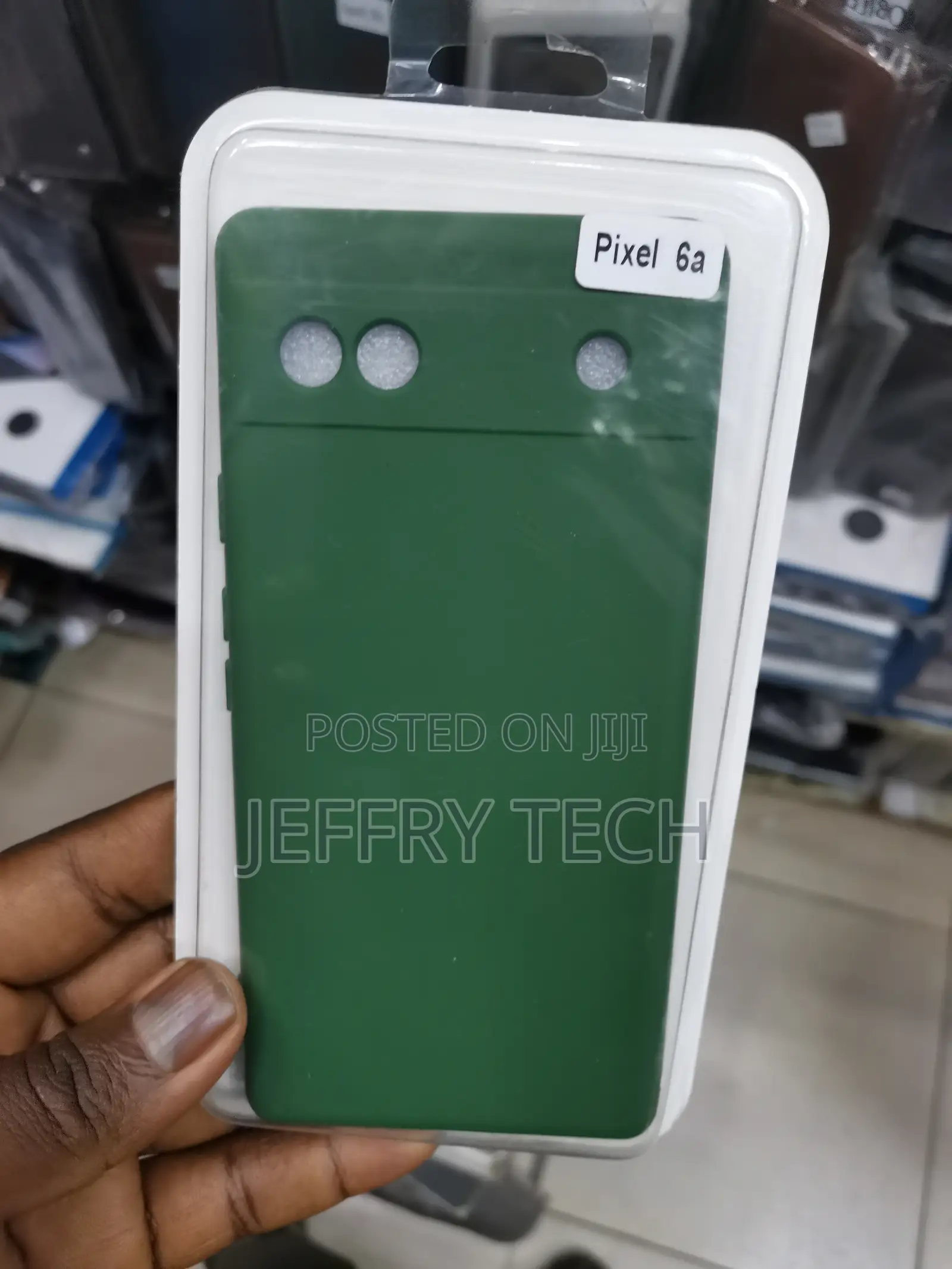 Sprig Silicone Back Cover for Google Pixel 6a (Green Silicon
