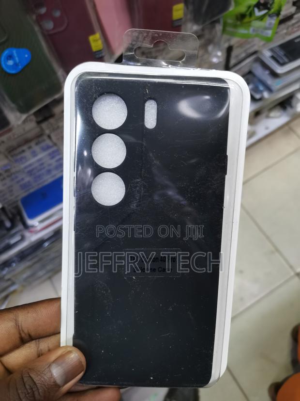 Tecno Spark 40 Pro Black Soft Silicone Phone Case/ Cover - main view