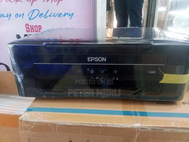 Epson L380 Multi-Function Inktank Colour Printer (Black) - main view