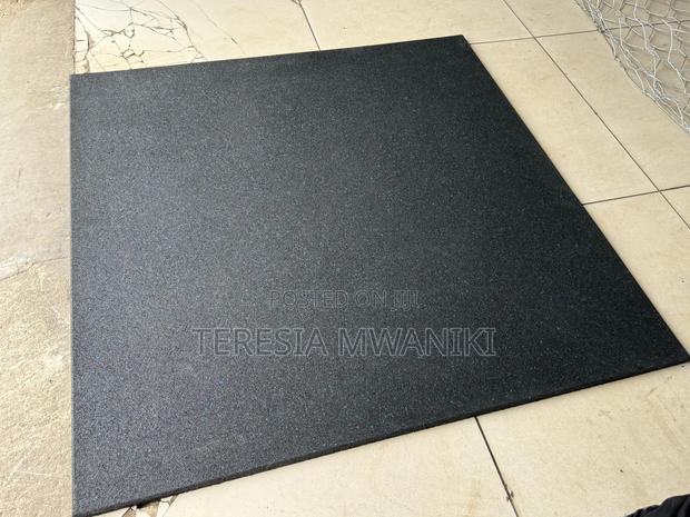 Gym Floor  Mats/ Rubber  Mats  20mm Black
