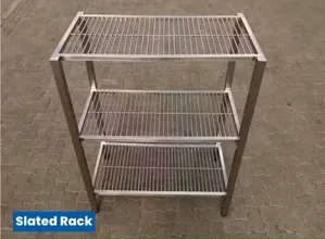 Stainless Steel Slated Racks