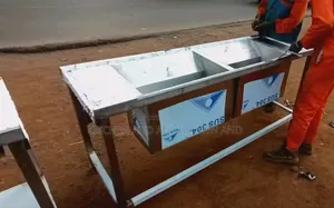 Two Bow Commercial Kitchen Sink