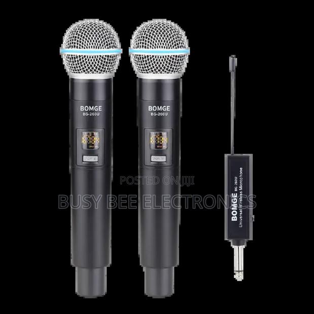 Bomge Uhf Dual Cordless Wireless Microphone - main view