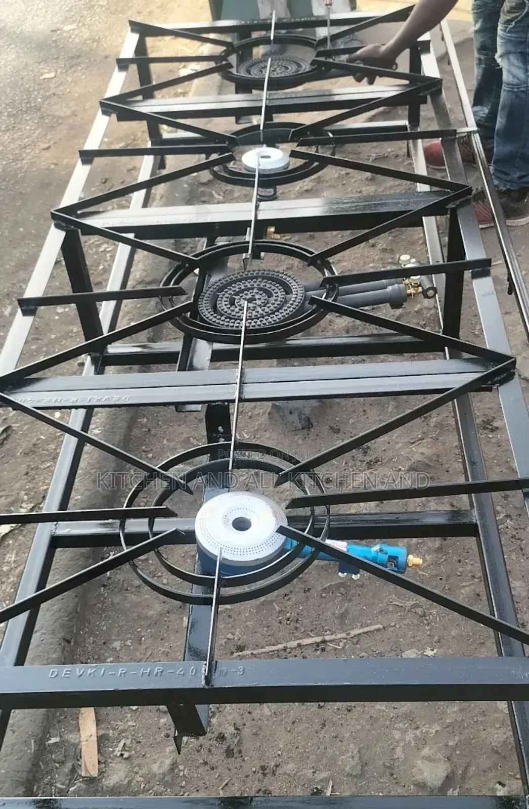 Combined High and Low Pressure Mild Steel Burners