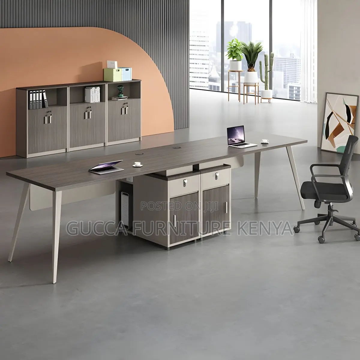 Office Tables:1200mm Simple Wood Executive Desk for Office