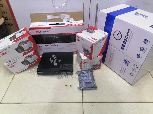 Hikvision Four Channel Ip 4camera Smart Hybrid Package 2mp - main view