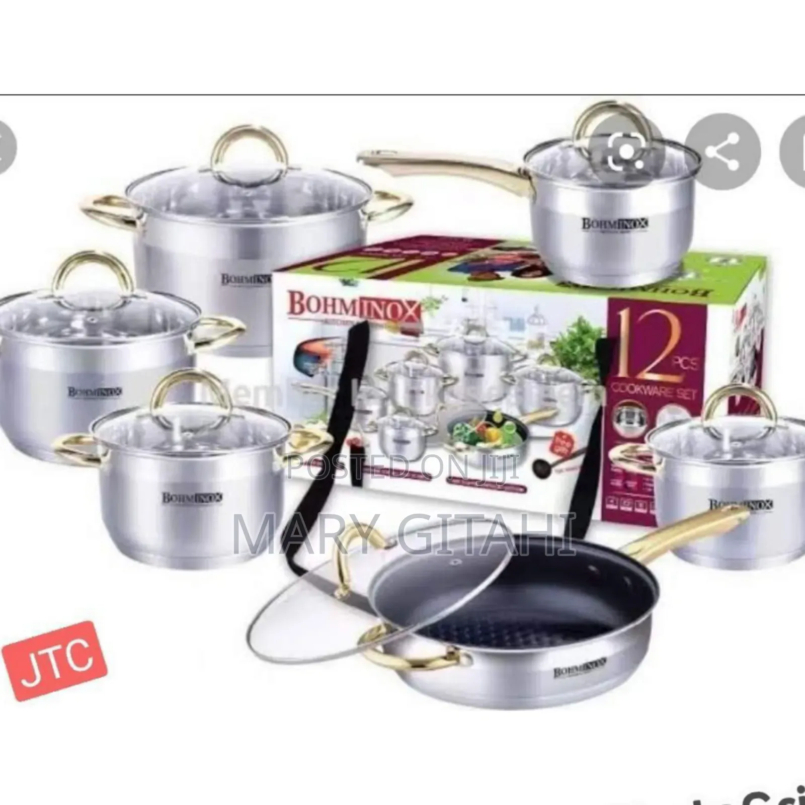 *12pc Bominox Cookware*