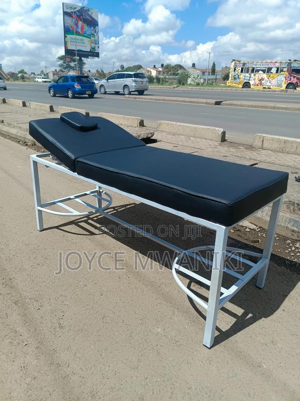 High Quality, Massage Bed, White and Black - thumbnail 3