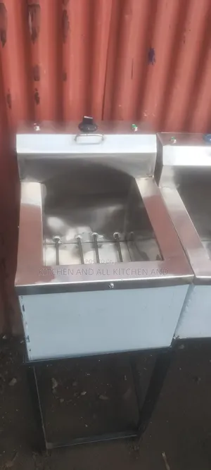 Double Element Single Stainless Steel Fryer