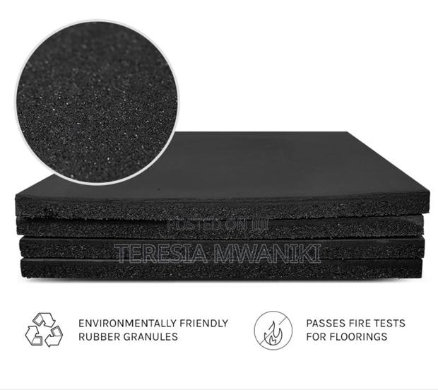 High Density Rubber Flooring Mats - main view