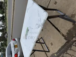 Restaurant And Bar Tables Are White