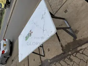 Restaurant And Bar Tables Are White
