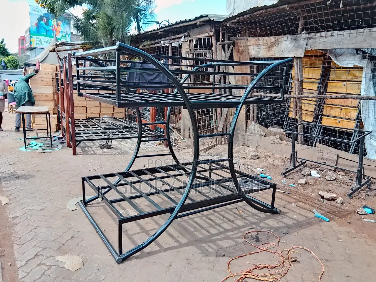 Double Decker Metallic Bed