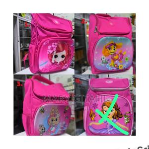 Pink*Cartoon Themed School Backpack - main view