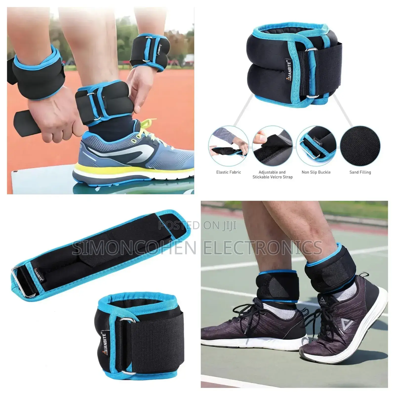 High Quality Ankle Weights 1.5kg Pair