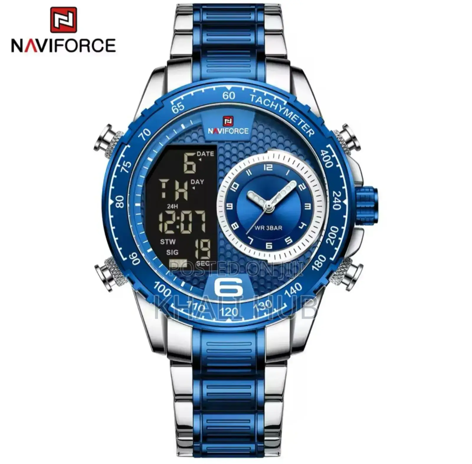 Naviforce Dual Time Gents Watch