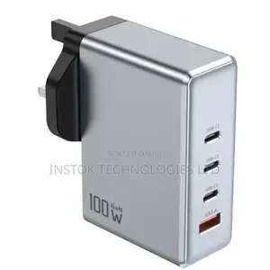 Green Lion Gan Premium Uk Plug Wall Charger 100w