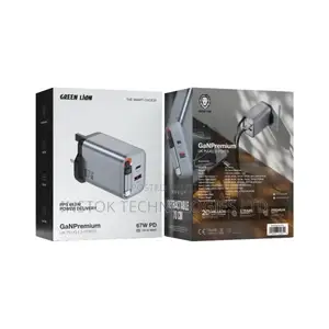 Green Lion Gan Premium Uk Plug Wall Charger 67w