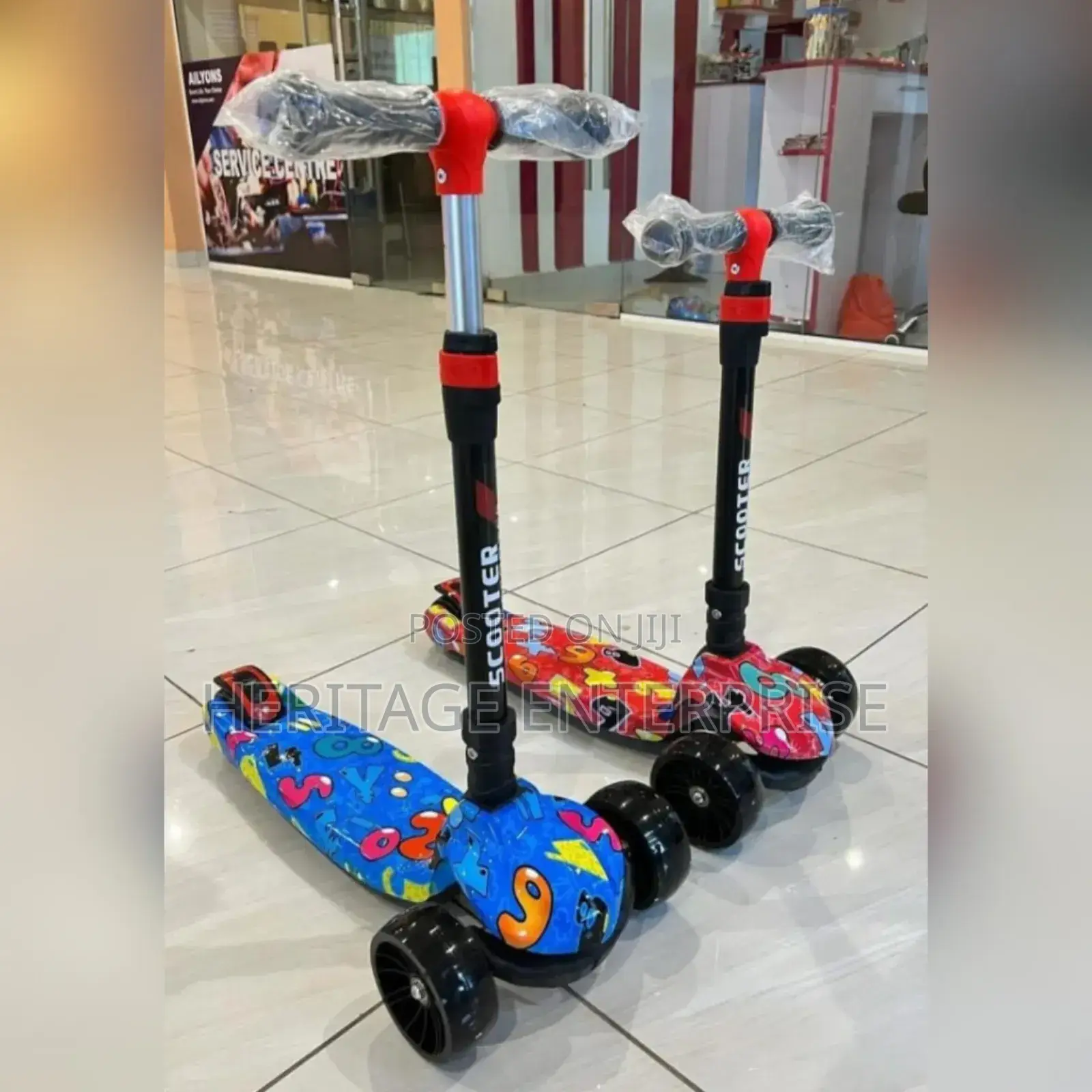 Scooter for Kids Toddlers - 3-Wheel, Light-Up Wheels