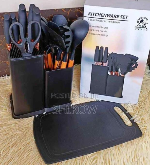 *19pc Executive Silicone Spoons*(Black)