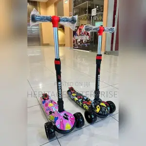 Scooter With Graffiti